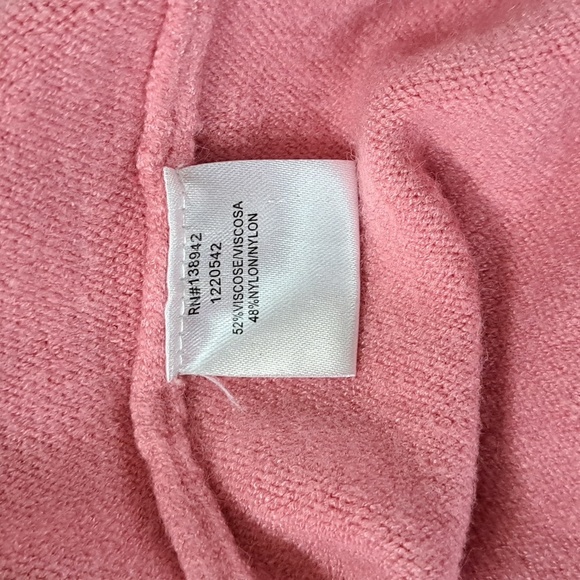 Faux Fur Fuzzy Shoulder Statement Soft Pink Soft Sweater Oversized 12th Heart - Picture 2 of 9